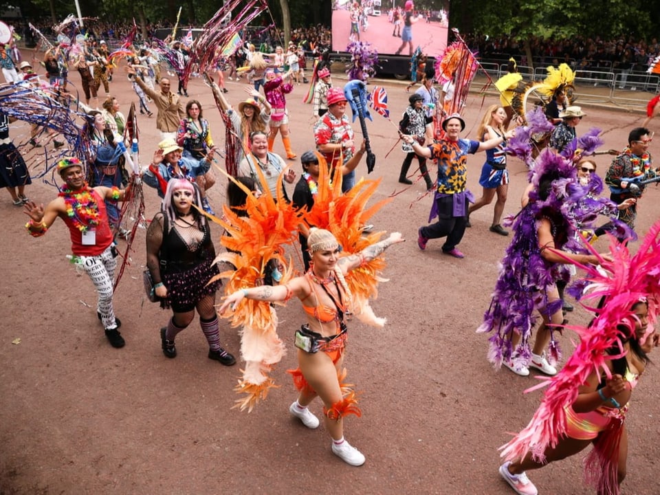 Parade in London.