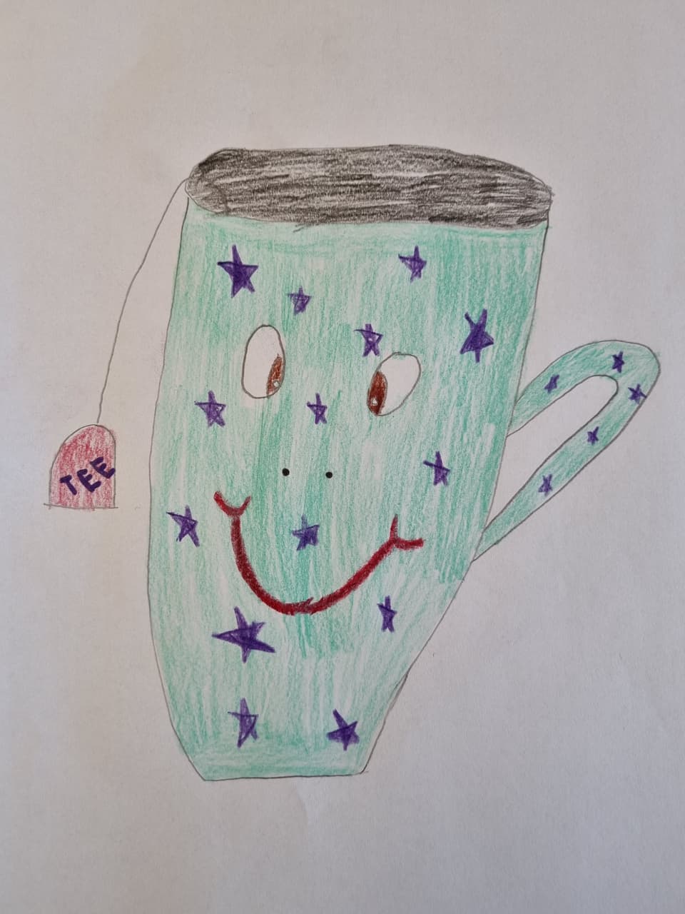 Kinderzeichnung Tasse