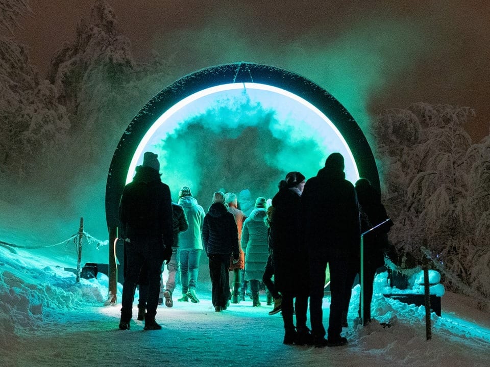 Lichtdurchgang im Zauberpark