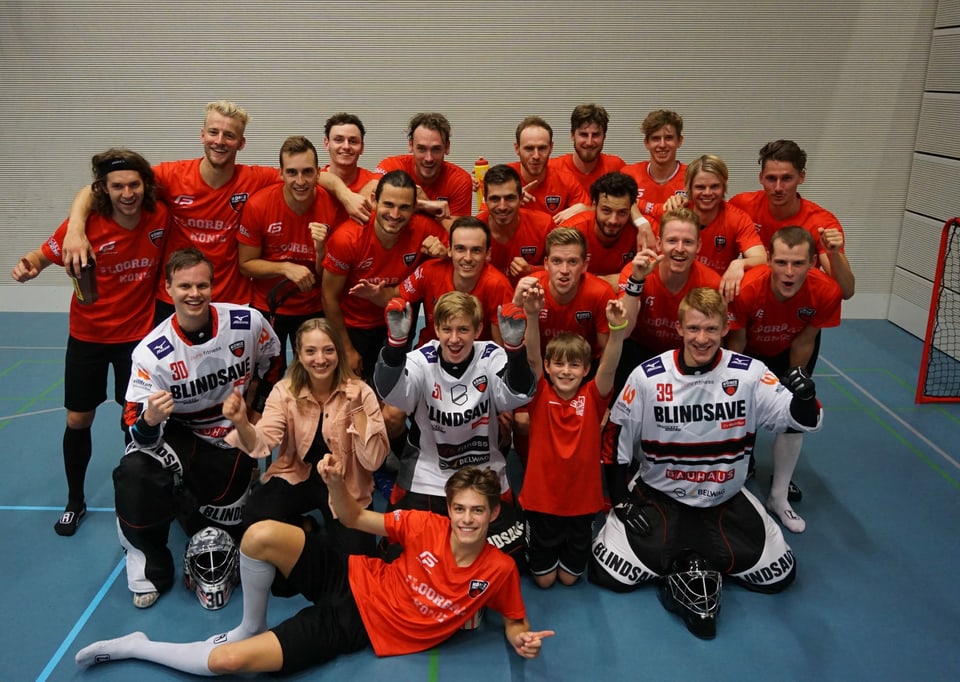 Mannschaftsbild von Floorball Köniz.