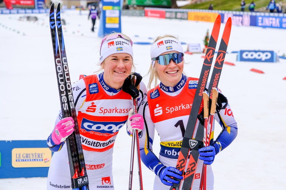Maja Dahlqvist (links) und Jonna Sundling. 