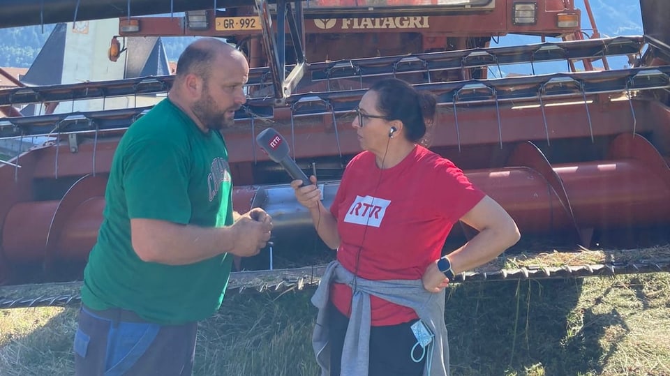 Andreas Stgier und Gaby Degonda in Gespräch