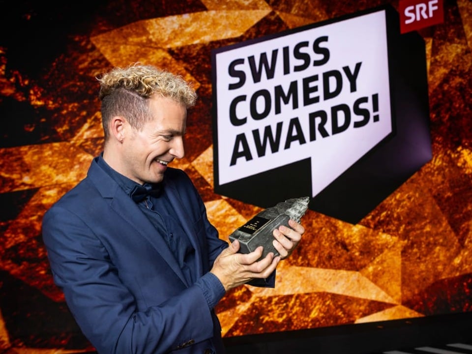 Michael Elsener mit dem Swiss Comedy Award