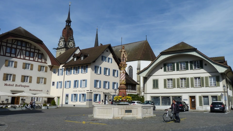 Blick auf Thutplatz in Zofingen