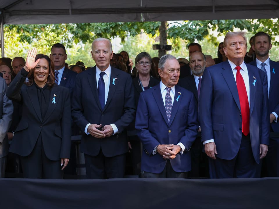 Kamala Harris und Donald Trump.