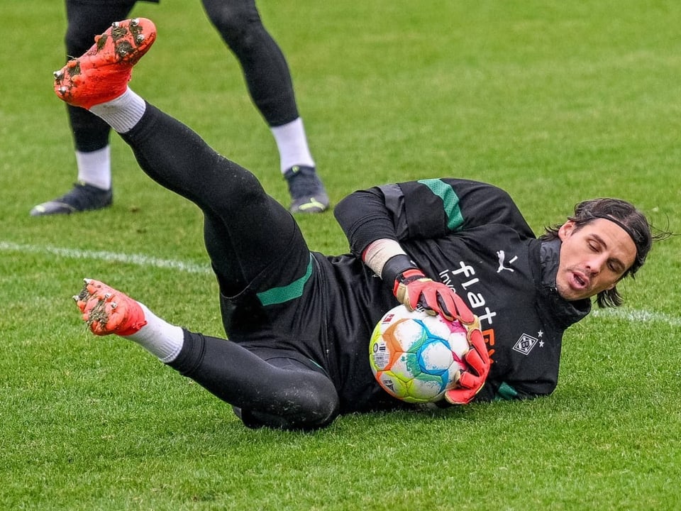 Yann Sommer im Wintertraining.