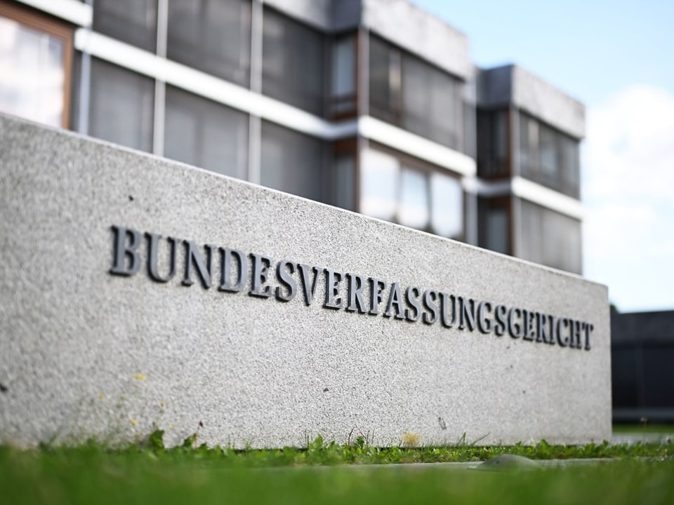 Das Bundesverfassungsgericht in Karlsruhe.