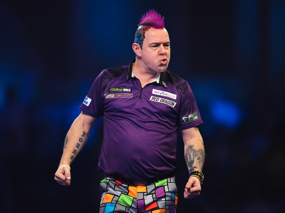 Peter Wright im Achtelfinal.