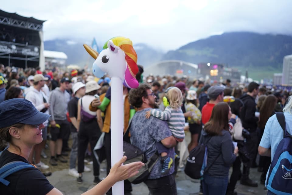 Auch Fabelwesen haben den Weg ans Open Air gefunden.