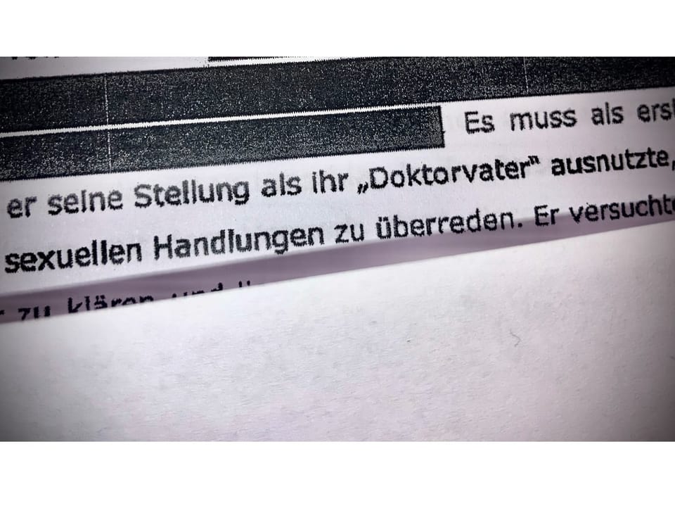 Auszug aus dem Schlussbericht