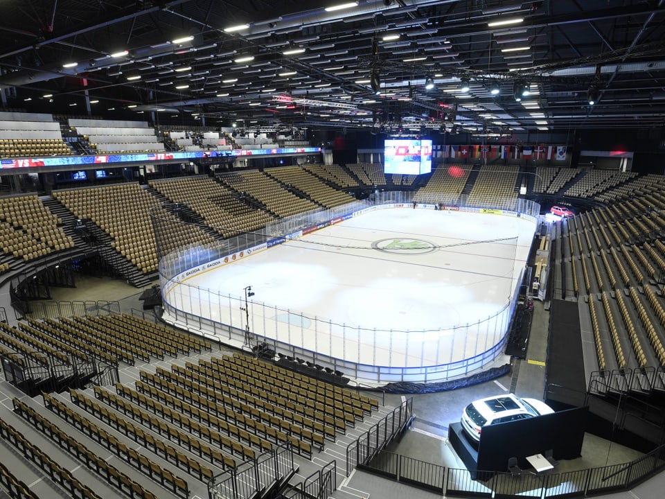 Die Eishockey-Arena in Herning.