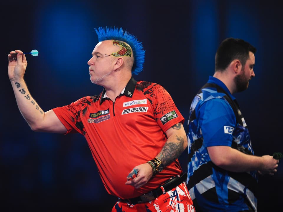 Peter Wright im Viertelfinal.