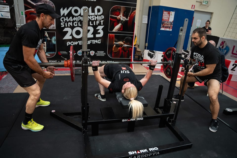 Powerlifting Weltmeisterschaft 2023 Sardinien: Gina Berther