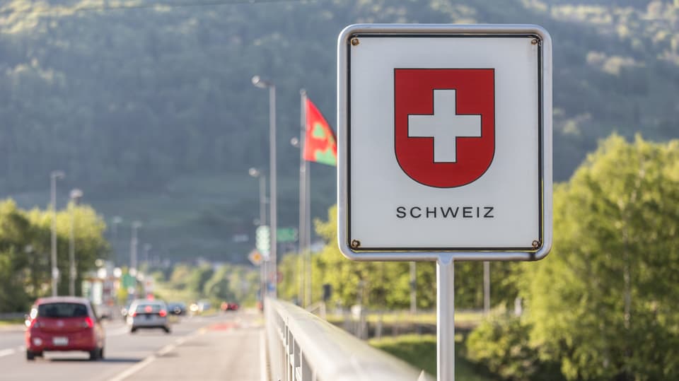 Die Schweizer Grenze