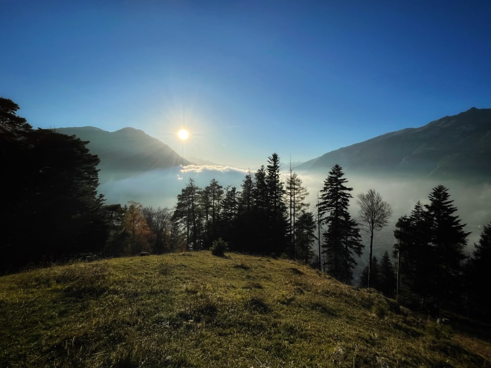 Nebelmeer über Chur.