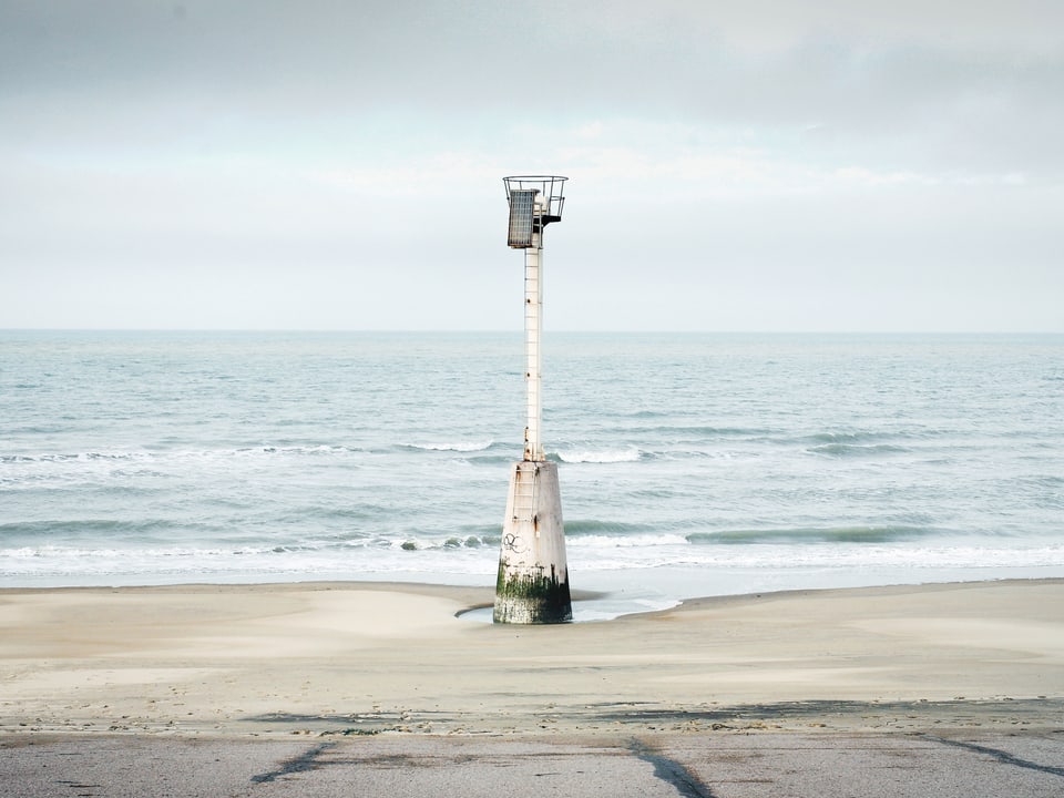 Wachturm an der Nordsee.