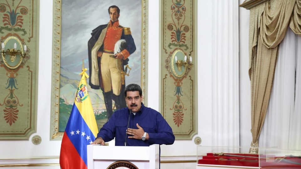 Maduro an seinem Regierungssitz