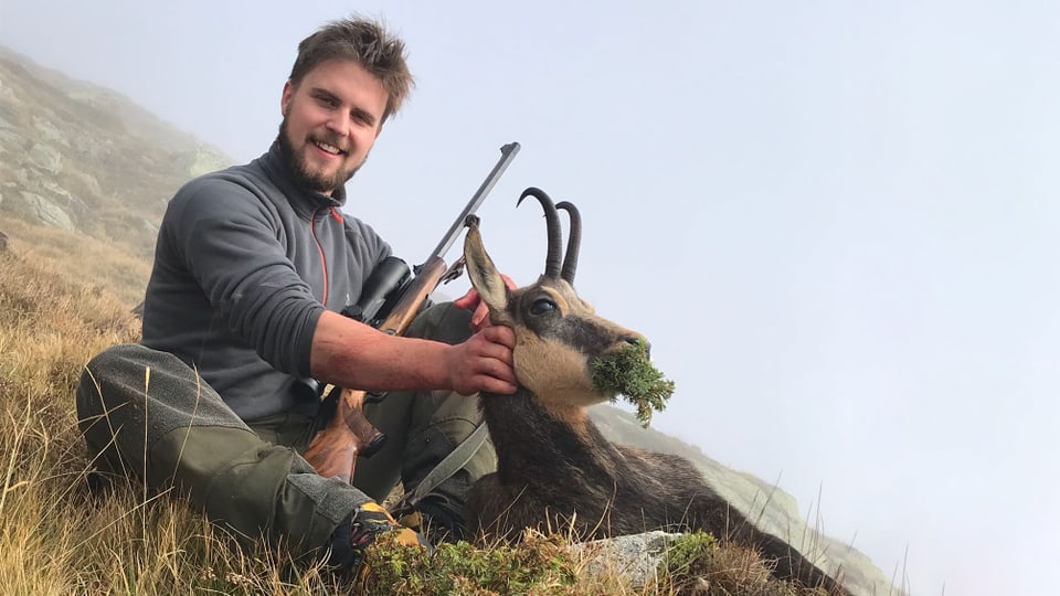 Adrian Schorta ha sur Zernez sajettà ils 22.09.2018 la chaura da chamutsch da 11 onns.