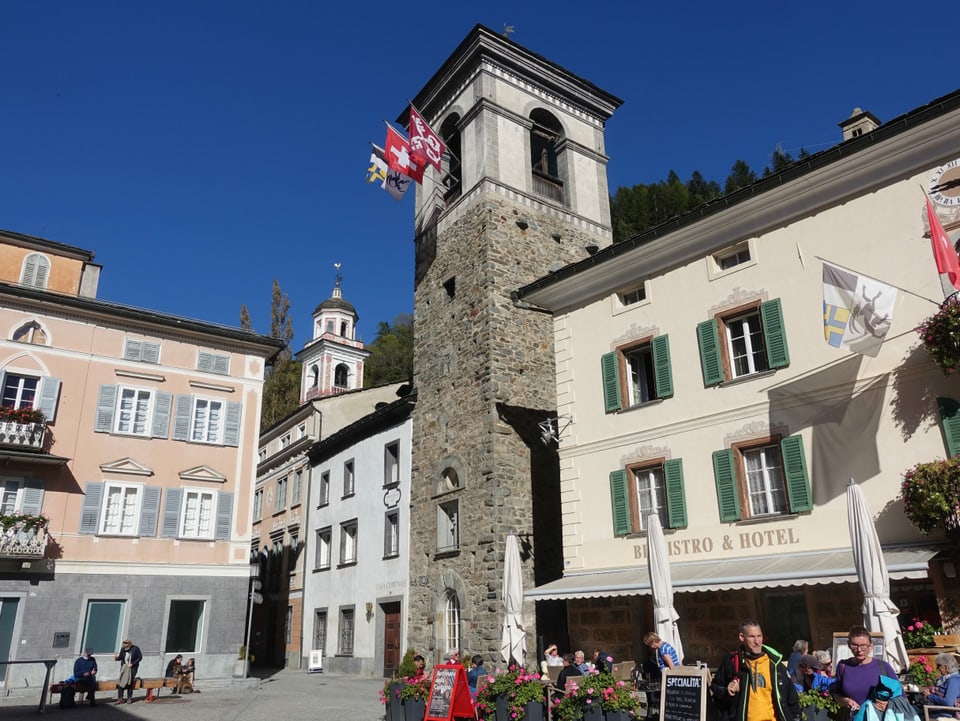 Marktplatz von Poschiavo (Archivbild).