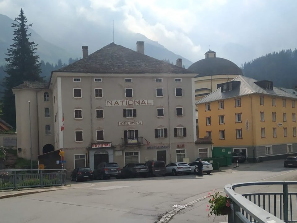 Altes Steinhaus im Dorfkern von San Bernardino.