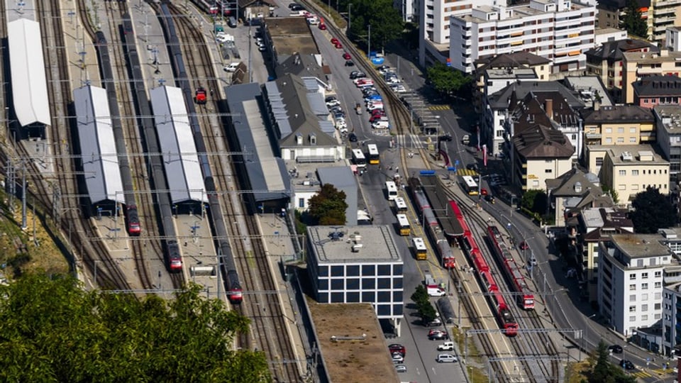 Bahnhof von oben