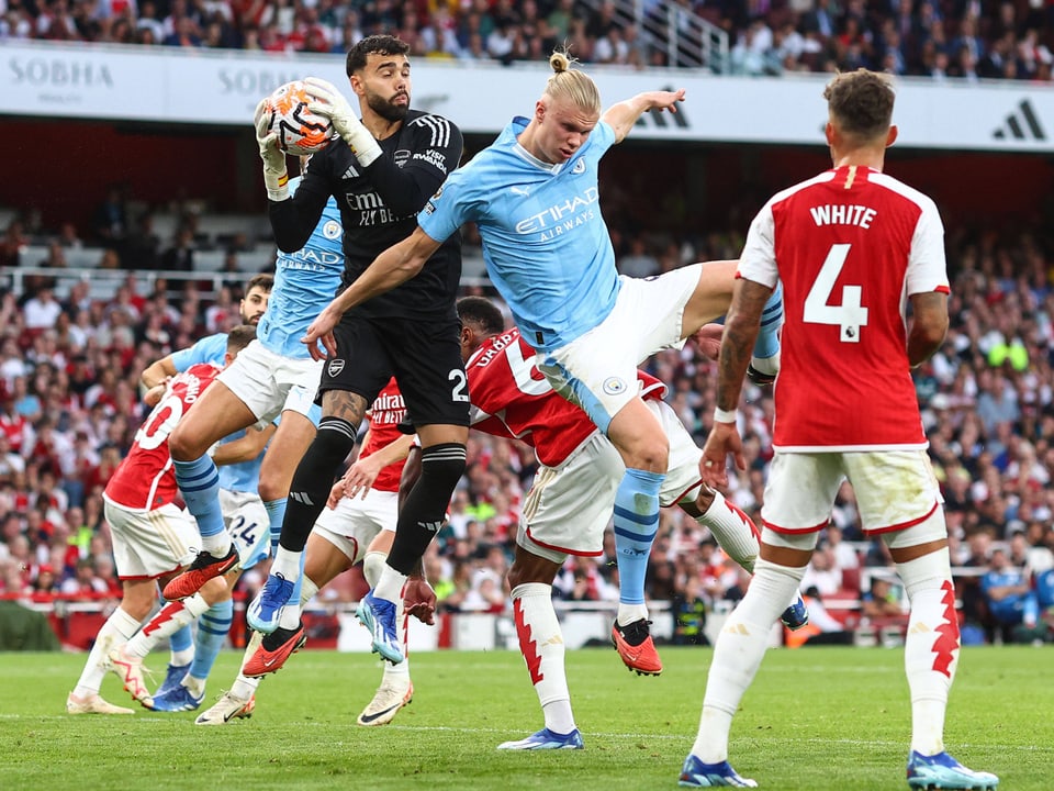 Szene aus dem Spiel Arsenal – Manchester City