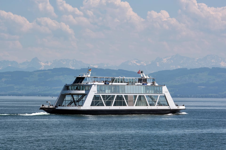 Autofährschiff «Euregia» auf dem Bodensee