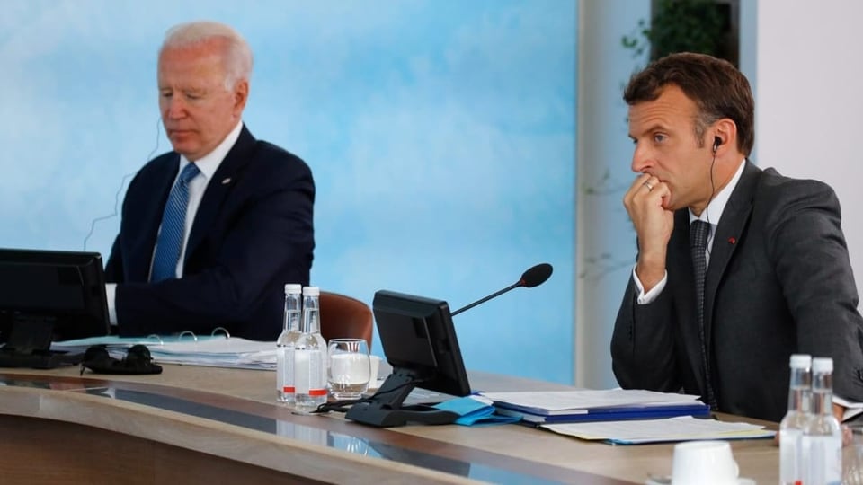 Indopazifik-Sicherheitspakt - U-Boot-Streit: Macron will mit Biden reden -  News - SRF