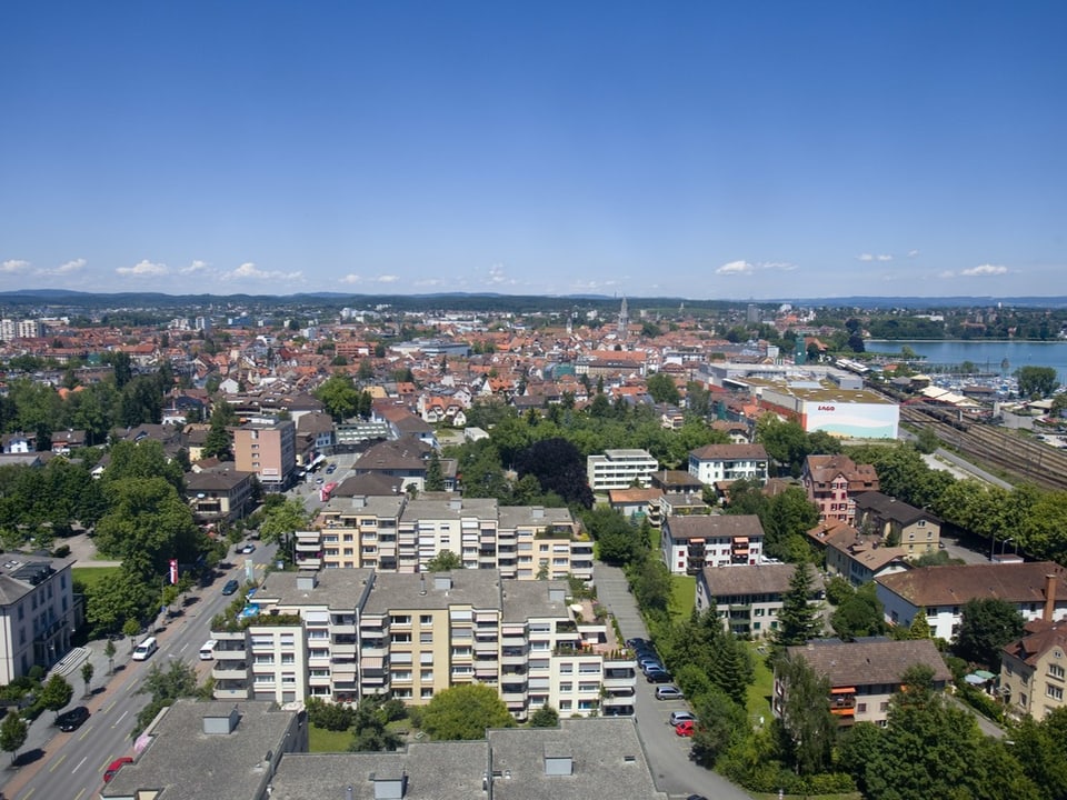 View of the city of Kreuzlingen