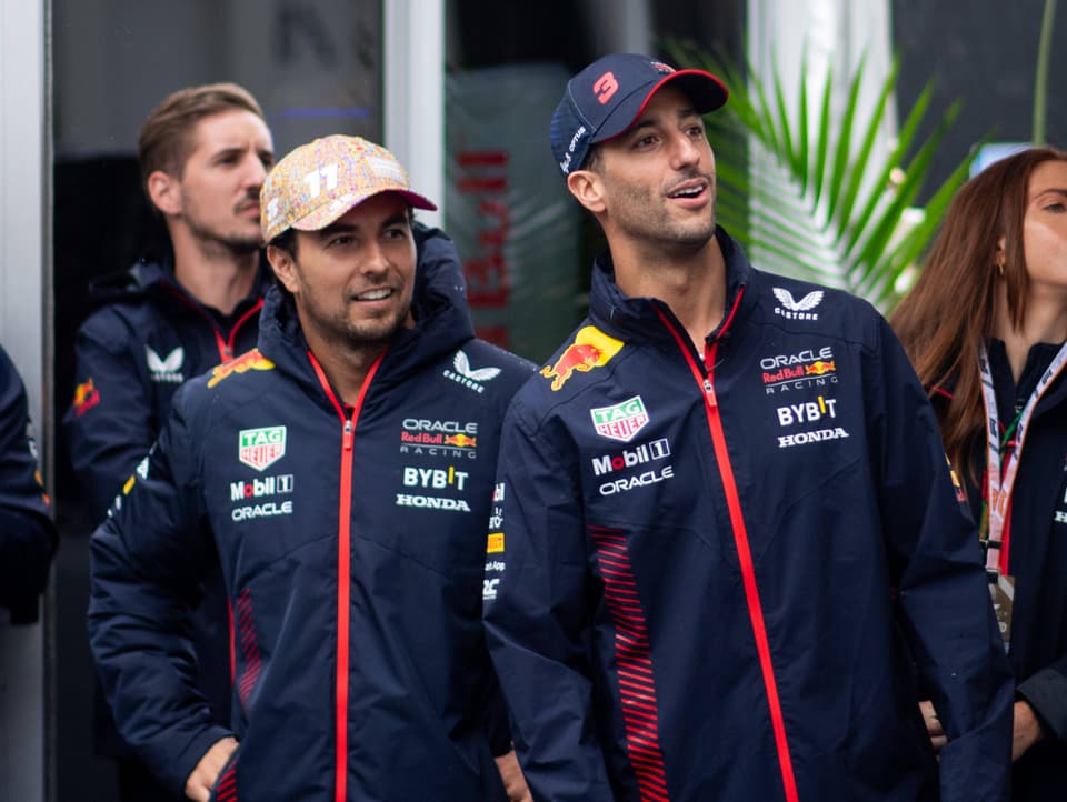 Sergio Perez und Daniel Ricciardo.