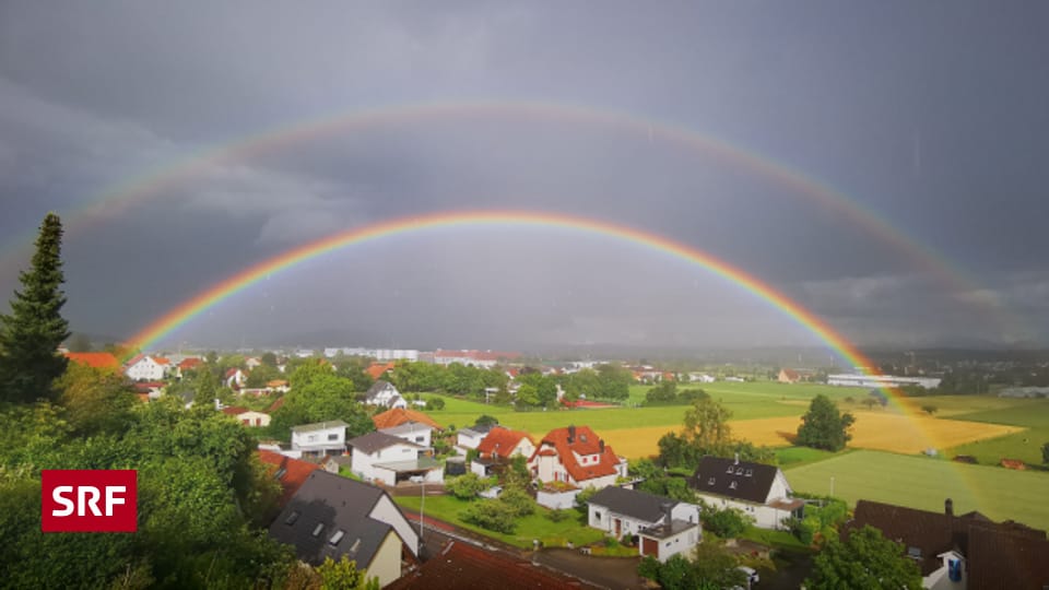 Doppelter Regenbogen Wetterfrage SRF