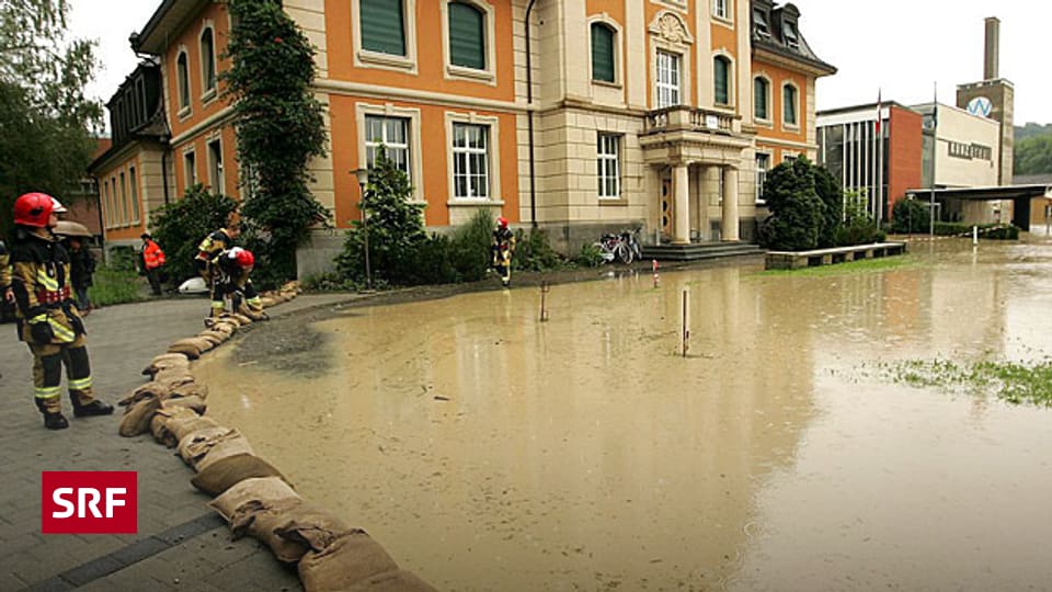 Experten Rechnen Mit Hochwasser In Aarau - Regionaljournal Aargau ...