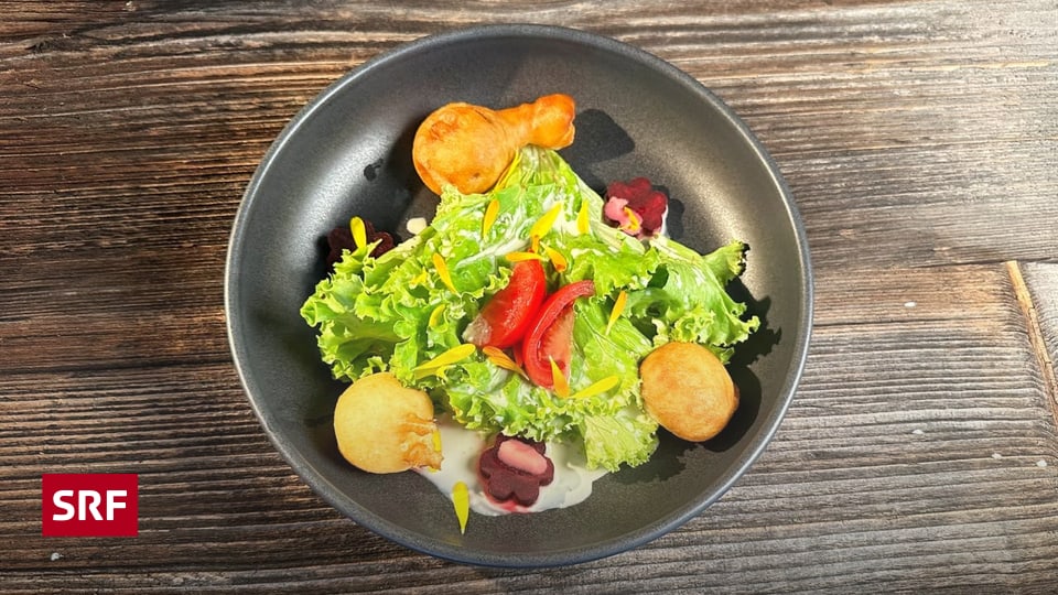 «Landfrauenküche» Rezepte 2023 - Aurelias «Saisonsalat mit frittierten ...