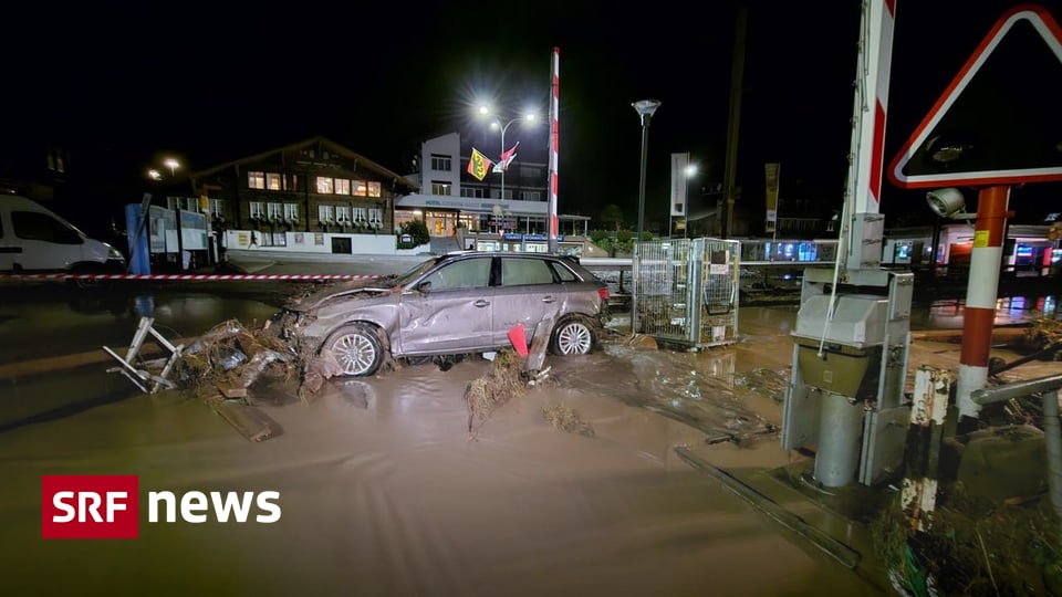 Storms in Switzerland – mudslides in the Bernese Oberland and Aargau ++ Axenstrasse closed – SRF