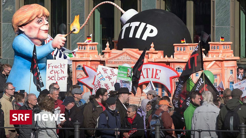 International - Grossdemo In Berlin Gegen Freihandelsabkommen - News - SRF