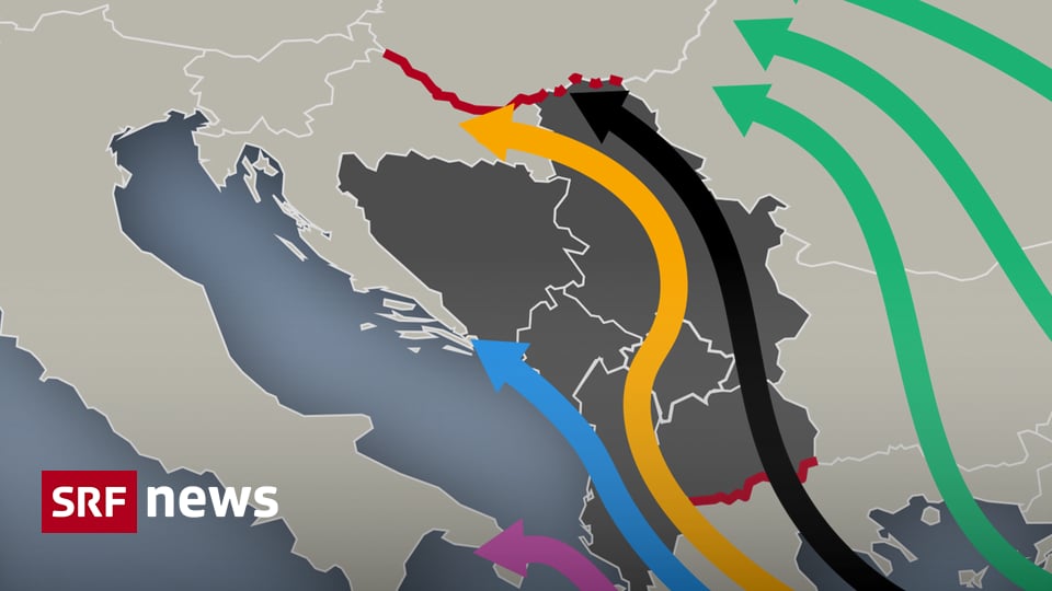 Balkanrouten - Flüchtlingsrouten Auf Dem Balkan - News - SRF