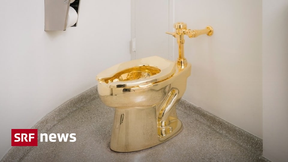 Kunst Fur Trump Goldene Toilette Statt Van Gogh News Srf