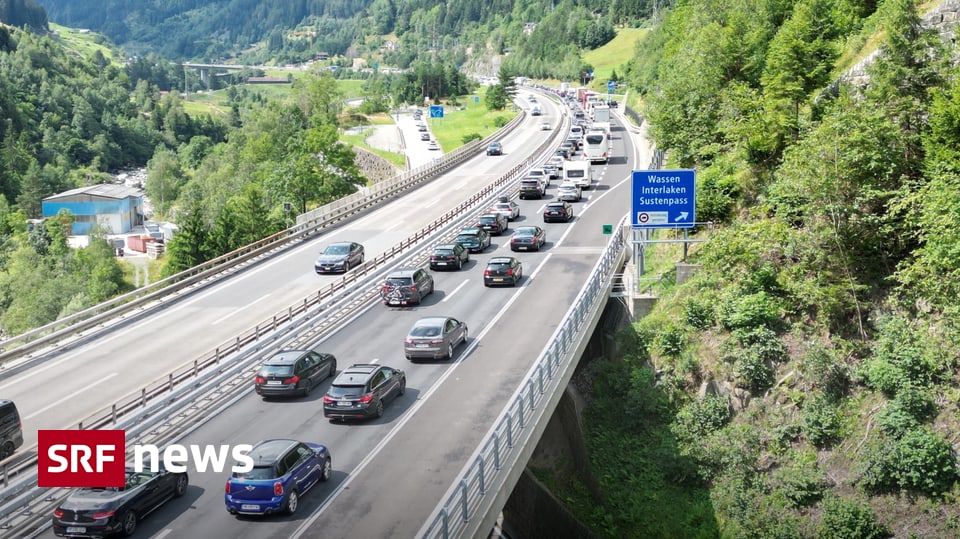 Ferienverkehr - Stau Vor Dem Gotthardtunnel Hat Sich Aufgelöst - News - SRF