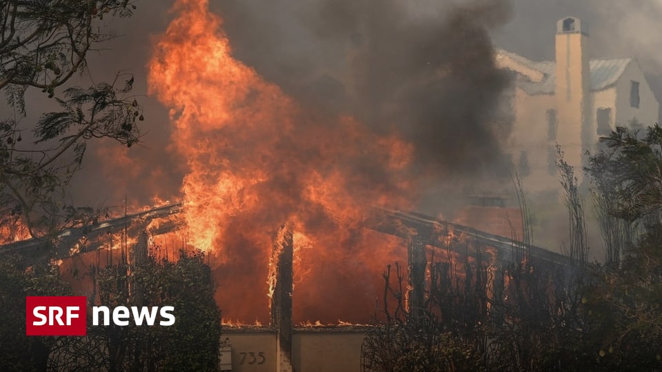 Waldbrände an US-Westküste - Auch Prominente fliehen vor Bränden in Los Angeles