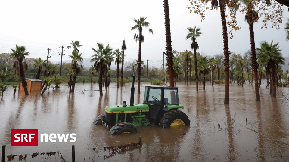 Unwetter an der Côte d'Azur Zwei Tote nach Hochwasser in