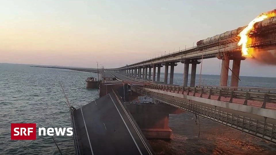 Krim Brücke Zerstört «das Ist Ein Ungeheurer Schlag Gegen Russland