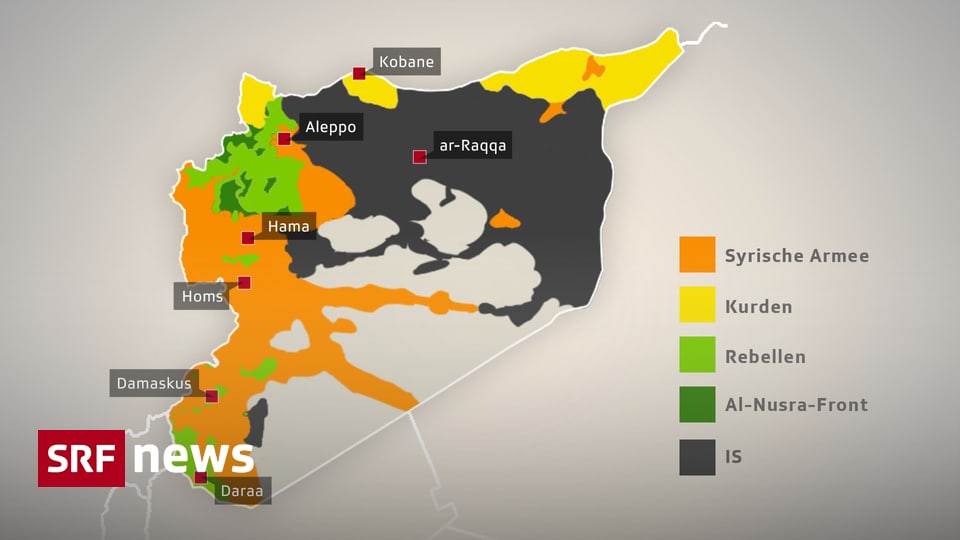 Infografik - Infografik: Syrien – Eine Umkämpfte Nation - News - SRF