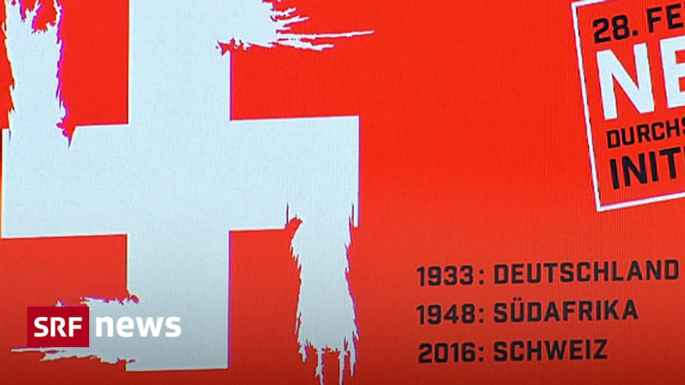 Schweiz Kein Hakenkreuz Plakat Mehr An Bahnhofen News Srf