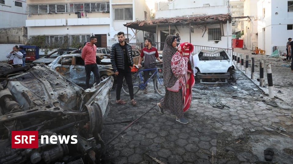 Eskalation Im Nahen Osten - Raketeneinschlag Bei Spital Im Gazastreifen ...