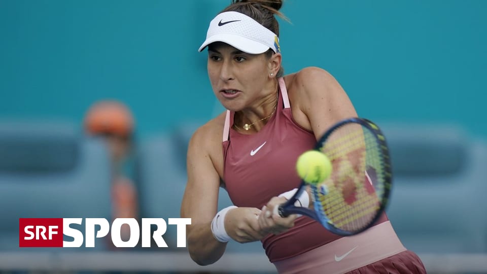 WTA 1000 tournament in Miami Out in the semifinals Bencic has to bow