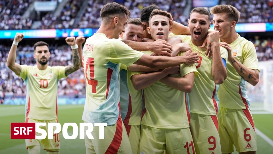 Espectáculo 5:3 contra Francia – 1 mes después del título de campeón de Europa: los futbolistas españoles también campeones olímpicos – Deportes