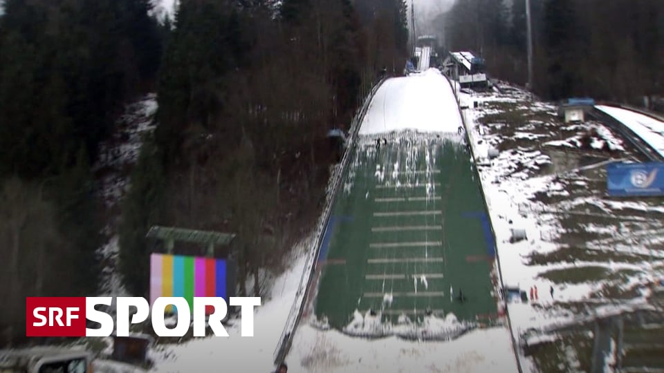 Kurz vor TourneeSpringen Lawine beschädigt Schanze in Bischofshofen