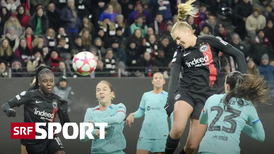 Women's Champions League - Frankfurt Schnuppert Gegen Barcelona Nur ...