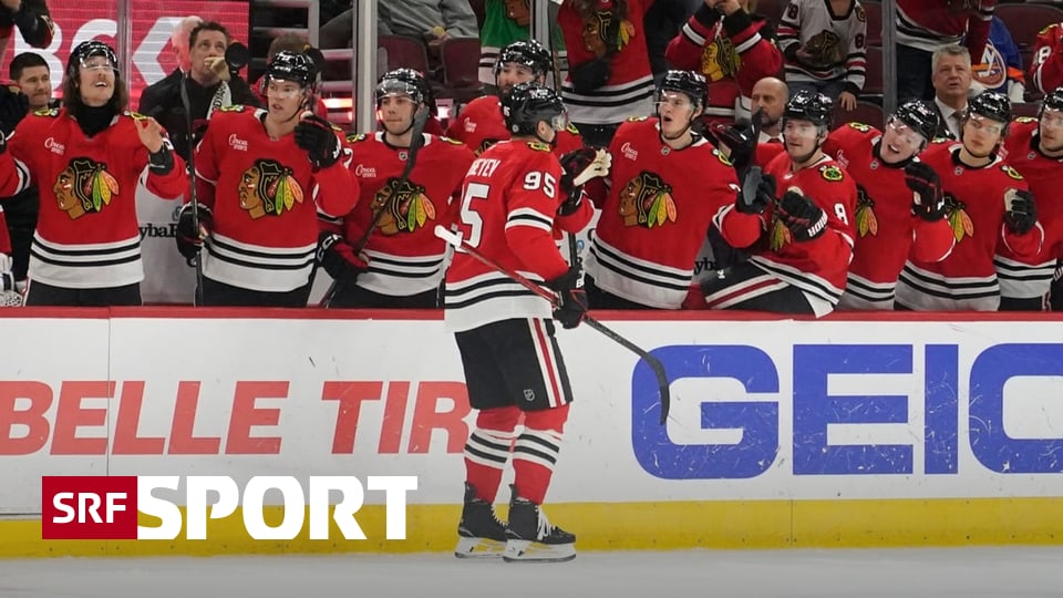 US-Sport-News: Chicago Blackhawks feiern seltenen Sieg - Philipp Kurashev glänzt