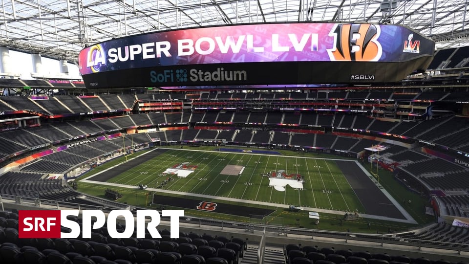 2022 Super Bowl LVI Kickoff Panoramic Poster - Los Angeles Rams vs.  Cincinnati Bengals